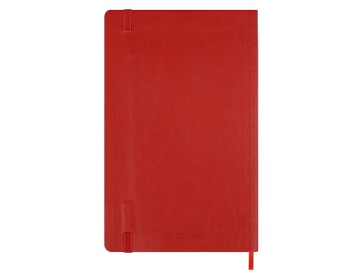 Записная книжка Moleskine Classic Soft (в линейку), Large (13х21см), красный с нанесением логотипа с нанесением логотипа