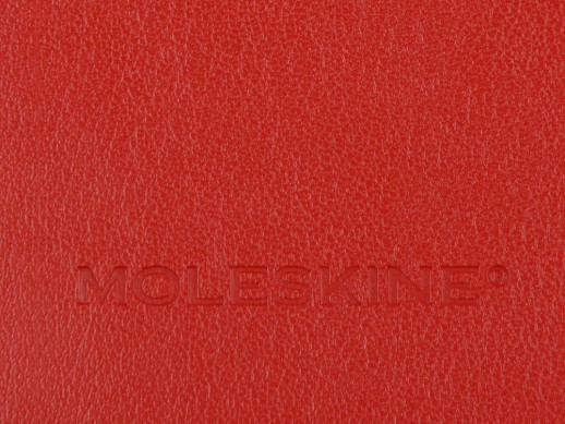 Записная книжка Moleskine Classic Soft (в линейку), Large (13х21см), красный с нанесением логотипа с нанесением логотипа
