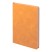 Ежедневник недатированный Muse, оранжевый, А5, с декоративной черной полосой, блок в линейку   24745/05/35 с нанесением логотипа с нанесением логотипа