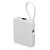 Внешний аккумулятор со встроенным кабелем USB-C Дэнси, 5000 мАч, белый