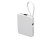 Внешний аккумулятор со встроенным кабелем USB-C Дэнси, 5000 мАч, белый