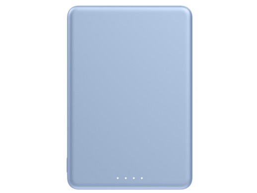 Внешний аккумулятор Xiaomi Super Slim Magnetic Power Bank 5000 Blue с нанесением логотипа с нанесением логотипа