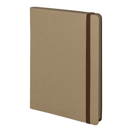 Ежедневник недатированный Shady, А5, светло-коричневый, кремовый блок в линейку, коричневый обрез - 24700/12