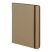 Ежедневник недатированный Shady, А5, светло-коричневый, кремовый блок в линейку, коричневый обрез - 24700/12