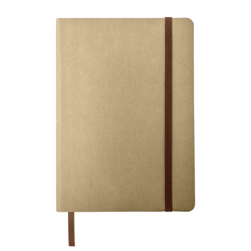 Ежедневник недатированный Shady, А5, светло-коричневый, кремовый блок в линейку, коричневый обрез - 24700/12