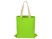 Сумка для шопинга Steady из хлопка с парусиновыми ручками, 260 г/м2, зеленое яблоко