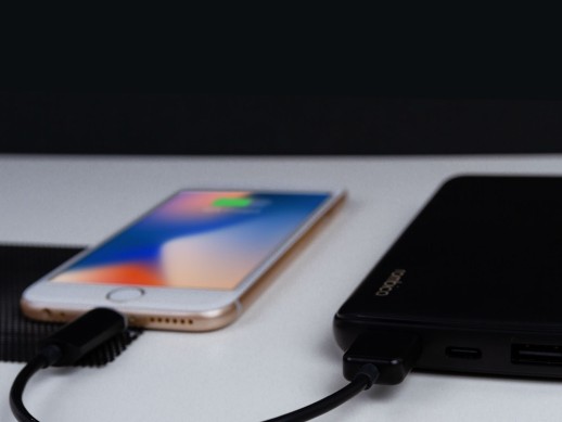 Внешний аккумулятор Rombica NEO PBS100 Black с нанесением логотипа с нанесением логотипа