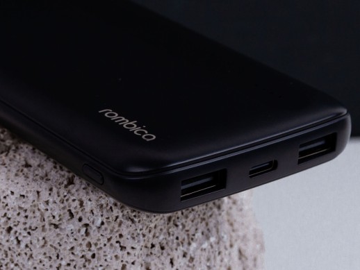 Внешний аккумулятор Rombica NEO PBS100 Black с нанесением логотипа с нанесением логотипа