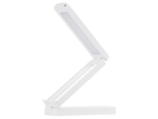 Складывающаяся настольная LED лампа Stack N, 3 Вт, белый (Р) с нанесением логотипа с нанесением логотипа