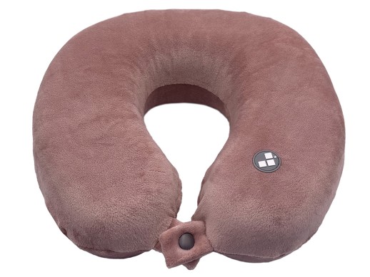 Подушка для путешествий с эффектом памяти Мемо Drowsy Cappuccino с нанесением логотипа с нанесением логотипа