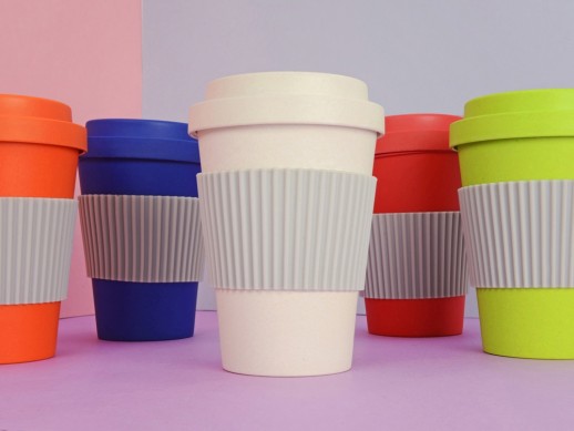 Термокружка Muffin из натуральных волокон, фиолетовый