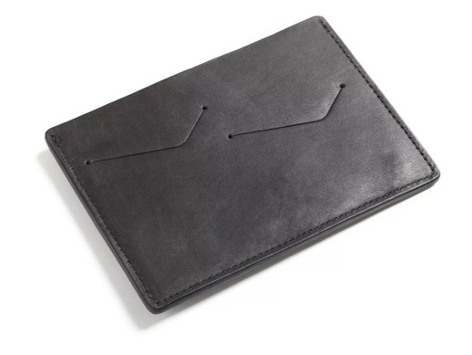 Чехол для паспорта Сунгари, черный с нанесением логотипа с нанесением логотипа