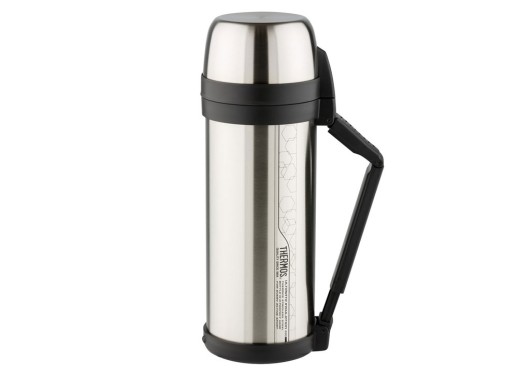 Термос из нерж. стали тм THERMOS FDH Stainless Steel Vacuum Flask 2.0L, стальной с нанесением логотипа с нанесением логотипа
