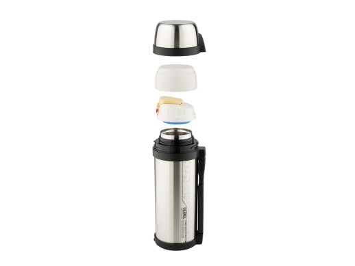 Термос из нерж. стали тм THERMOS FDH Stainless Steel Vacuum Flask 2.0L, стальной с нанесением логотипа с нанесением логотипа