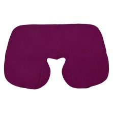 Подушка надувная дорожная в футляре; фуксия; 43,5х27,5 см; твил   18604/43