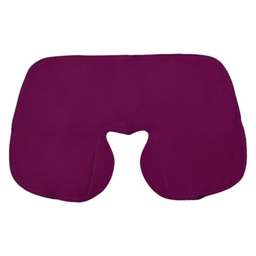 Подушка надувная дорожная в футляре; фуксия; 43,5х27,5 см; твил   18604/43