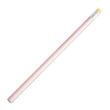 Карандаш чернографитный круглый SIMPLE с ластиком, HB, бежевый/желтый ,   1107/03