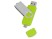 USB/micro USB-флешка 2.0 на 16 Гб Квебек OTG, зеленое яблоко с нанесением логотипа с нанесением логотипа