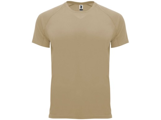 Футболка Bahrain мужская, капучино с нанесением логотипа с нанесением логотипа