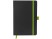Блокнот Color edge A5, черный/лайм