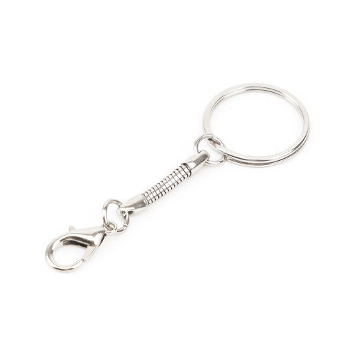 Брелок для флешки, серебристый, металл 19342