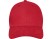 Бейсболка Davis, 6 панелей, красный