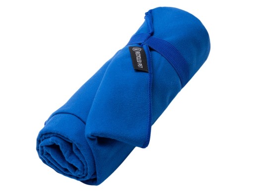 Легкое полотенце Gulpi  из микрофибры RPET с ремешком для складывания, 70*120 см, королевский синий