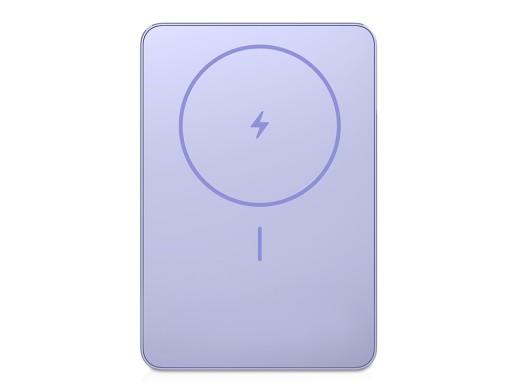 Внешний аккумулятор Xiaomi Super Slim Magnetic Power Bank 5000 Purple с нанесением логотипа с нанесением логотипа