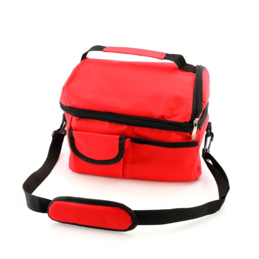 Термосумка BEMEL, красный, 25 x 24 x 15 см, полиэстер 600D   344364/08 с нанесением логотипа с нанесением логотипа