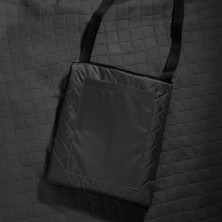 Плед для пикника Rest; чёрный; 115 х 140 см; двухсторонний материал флис 150 гр/м2+оксфорд 210 T   2407/35