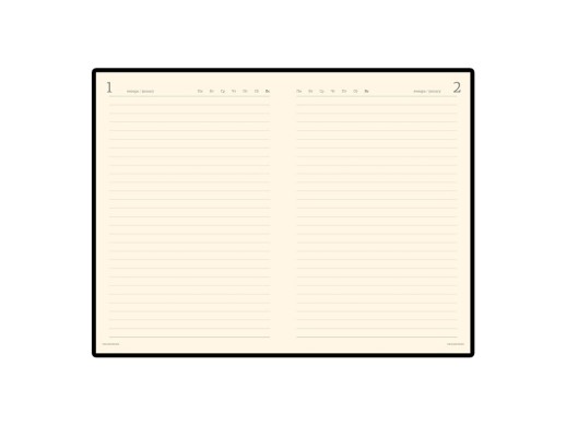 Ежедневник полудатированный портфолио А5 PROFY коричневый с нанесением логотипа с нанесением логотипа