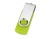 Флеш-карта USB 2.0 32 ГБ Квебек, зеленое яблоко с нанесением логотипа с нанесением логотипа