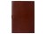 Бизнес-блокнот А5 с клапаном Fabrizio, 80 листов, коричневый