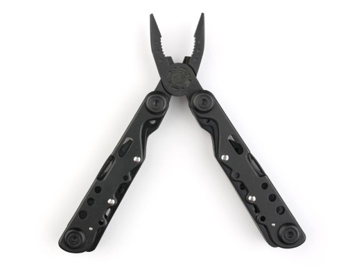 Мультитул Stinger, 105x40 мм, 13 функций, сталь, чёрный, в комплекте нейлоновый чехол с нанесением логотипа с нанесением логотипа