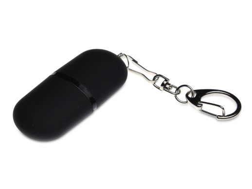 Флешка Goutte Soft-touch на 64 Гб, черный