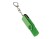 USB-флешка на 256 Гб 2 в 1 поворотный механизм, c дополнительным разъемом Type-C с одноцветным металлическим клипом, зеленый с нанесением логотипа с нанесением логотипа