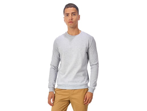 Свитшот Motion унисекс с начесом, серый меланж