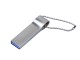 USB 3.0-флешка на 64 Гб с мини чипом, компактный дизайн, боковое отверстие для цепочки с нанесением логотипа с нанесением логотипа