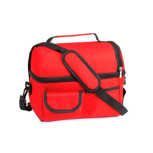 Термосумка BEMEL, черный, 25 x 24 x 15 см, полиэстер 600D   344364/35 с нанесением логотипа с нанесением логотипа