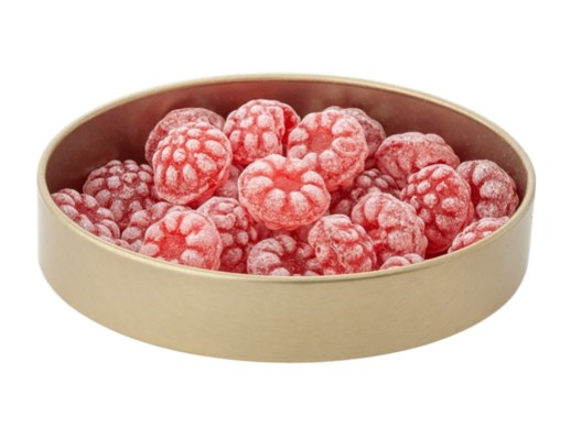 Ж/б По-вологодски + монпансье малиновые. Ягодный чай. С кислинкой.