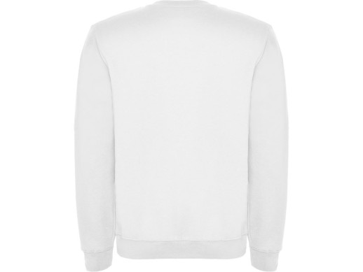 Свитшот с начесом Clasica унисекс, белый