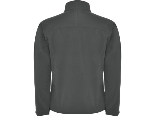 Куртка софтшелл Rudolph мужская, графитовый с нанесением логотипа с нанесением логотипа