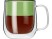 Цветная кружка Ubud с двойными стенками, зеленый