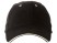 Бейсболка New Castle 6-ти панельная, черный/натуральный
