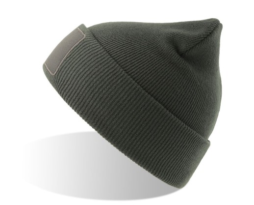 Шапка вязаная двойная Wind-S с патчем -  254431-S.30