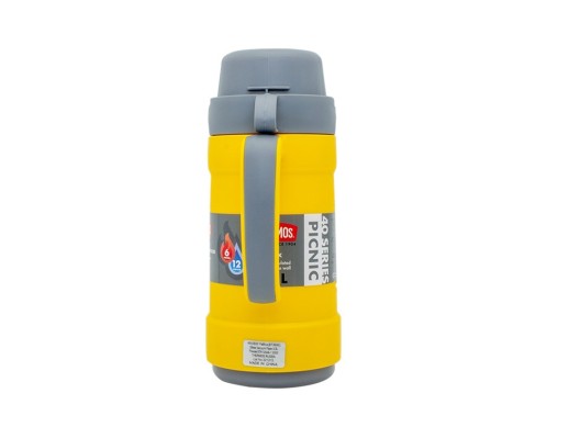 Термос со стеклянной колбой тм THERMOS PICNIC 40 Series Yellow 0,5L с нанесением логотипа с нанесением логотипа