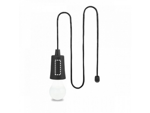 LIGHTY. Портативная лампа, Голубой с нанесением логотипа с нанесением логотипа