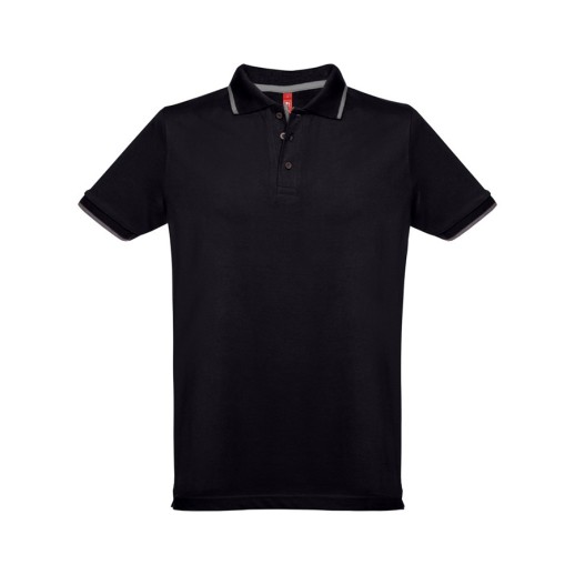 Рубашка-поло мужская SPECTRUM, короткий рукав 195 , 353015.35 с нанесением логотипа с нанесением логотипа