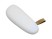 PB_Small_stone Универсальное зарядное устройство power bank в форме камня. 2600MAH. Белый с нанесением логотипа с нанесением логотипа