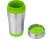 Термостакан Elwood c изоляцией, серебристый/лайм с нанесением логотипа с нанесением логотипа